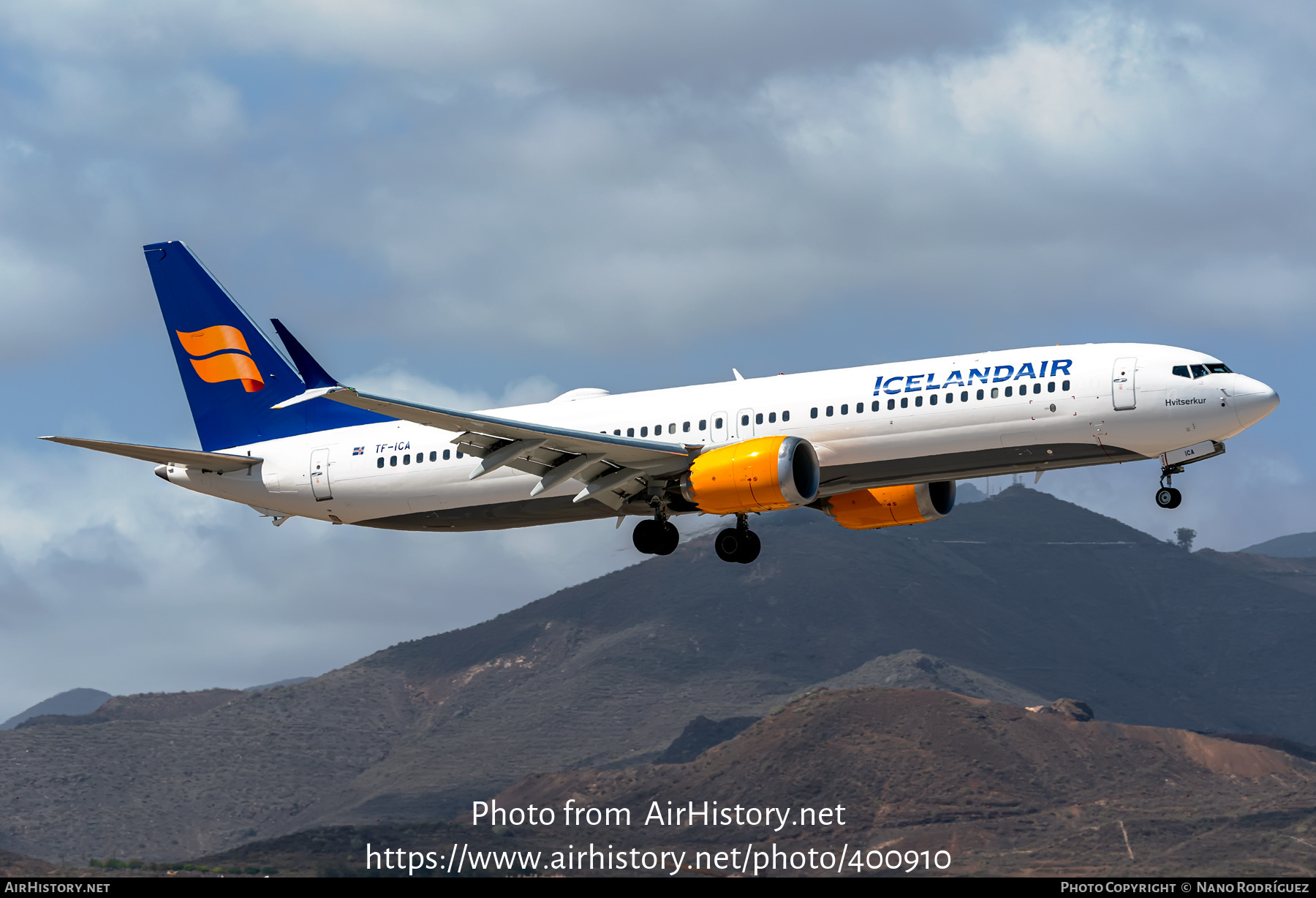 Aircraft Photo of TF-ICA | Boeing 737-9 Max 9 | Icelandair | AirHistory.net #400910