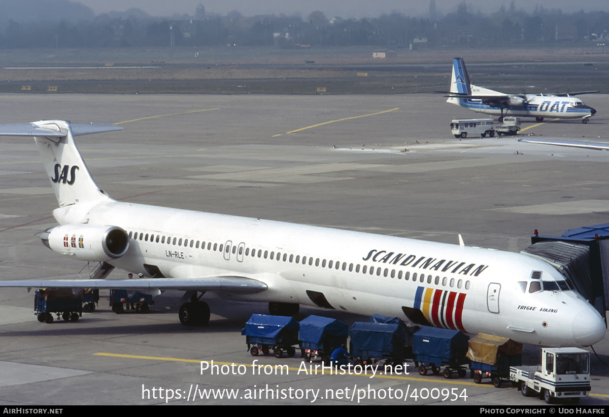 Aircraft Photo of LN-RLE | McDonnell Douglas MD-81 (DC-9-81) | Scandinavian Airlines - SAS | AirHistory.net #400954