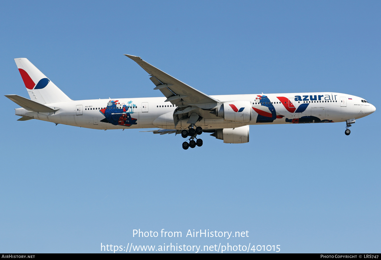 Aircraft Photo of VQ-BZY | Boeing 777-31H/ER | Azur Air | AirHistory.net #401015