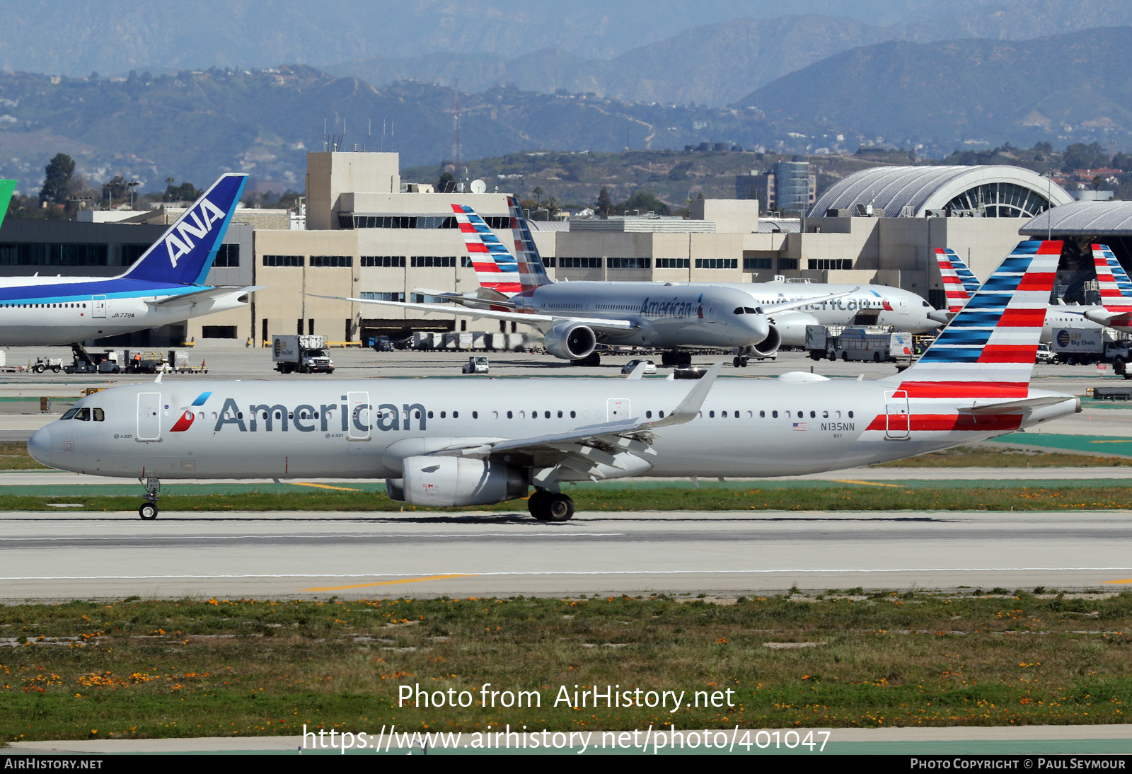 Aircraft Photo of N135NN | Airbus A321-231 | American Airlines | AirHistory.net #401047