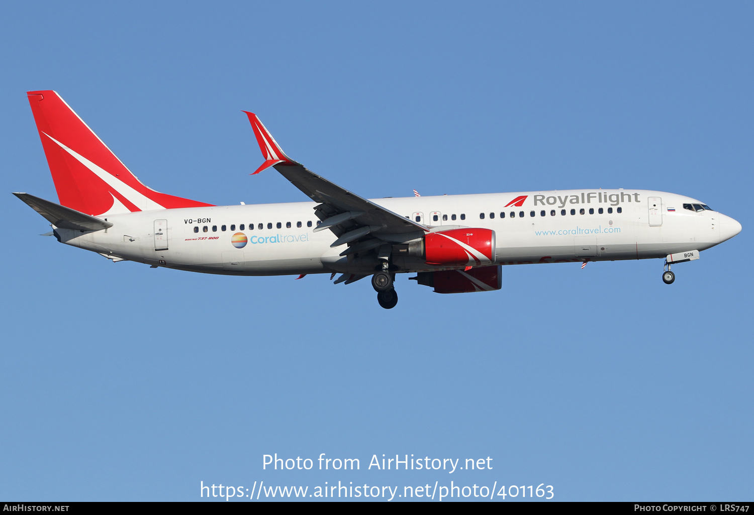 Aircraft Photo of VQ-BGN | Boeing 737-8K5 | Royal Flight Airlines | AirHistory.net #401163