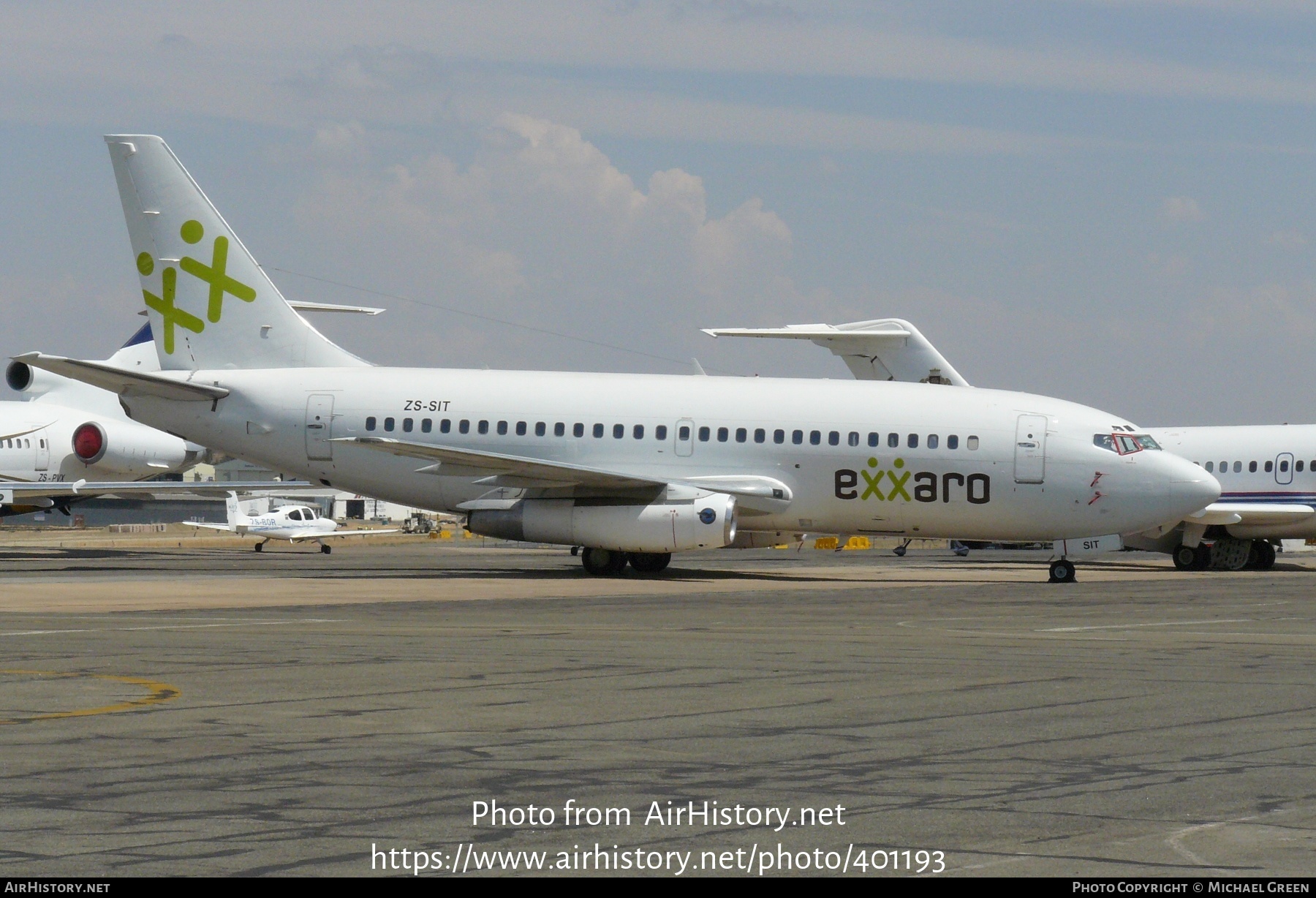 Aircraft Photo of ZS-SIT | Boeing 737-236/Adv | Exxaro Resources | AirHistory.net #401193