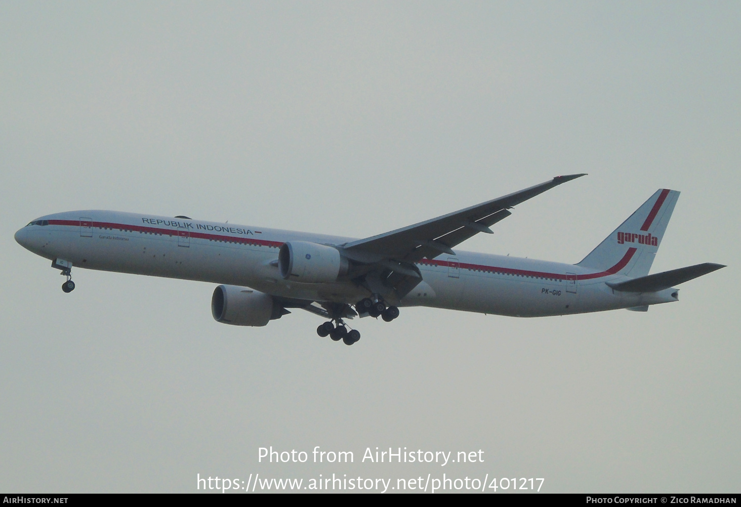 Aircraft Photo of PK-GIG | Boeing 777-3U3/ER | Garuda Indonesia | AirHistory.net #401217