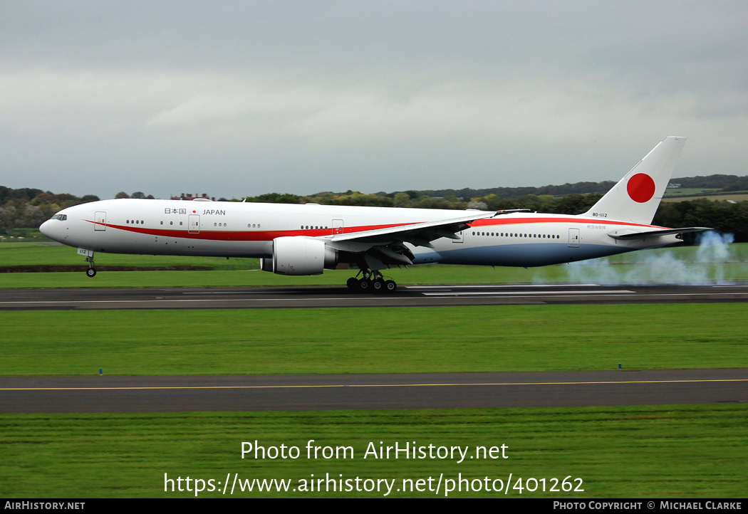 Aircraft Photo of 80-1112 | Boeing 777-300/ER | Japan - Air Force | AirHistory.net #401262