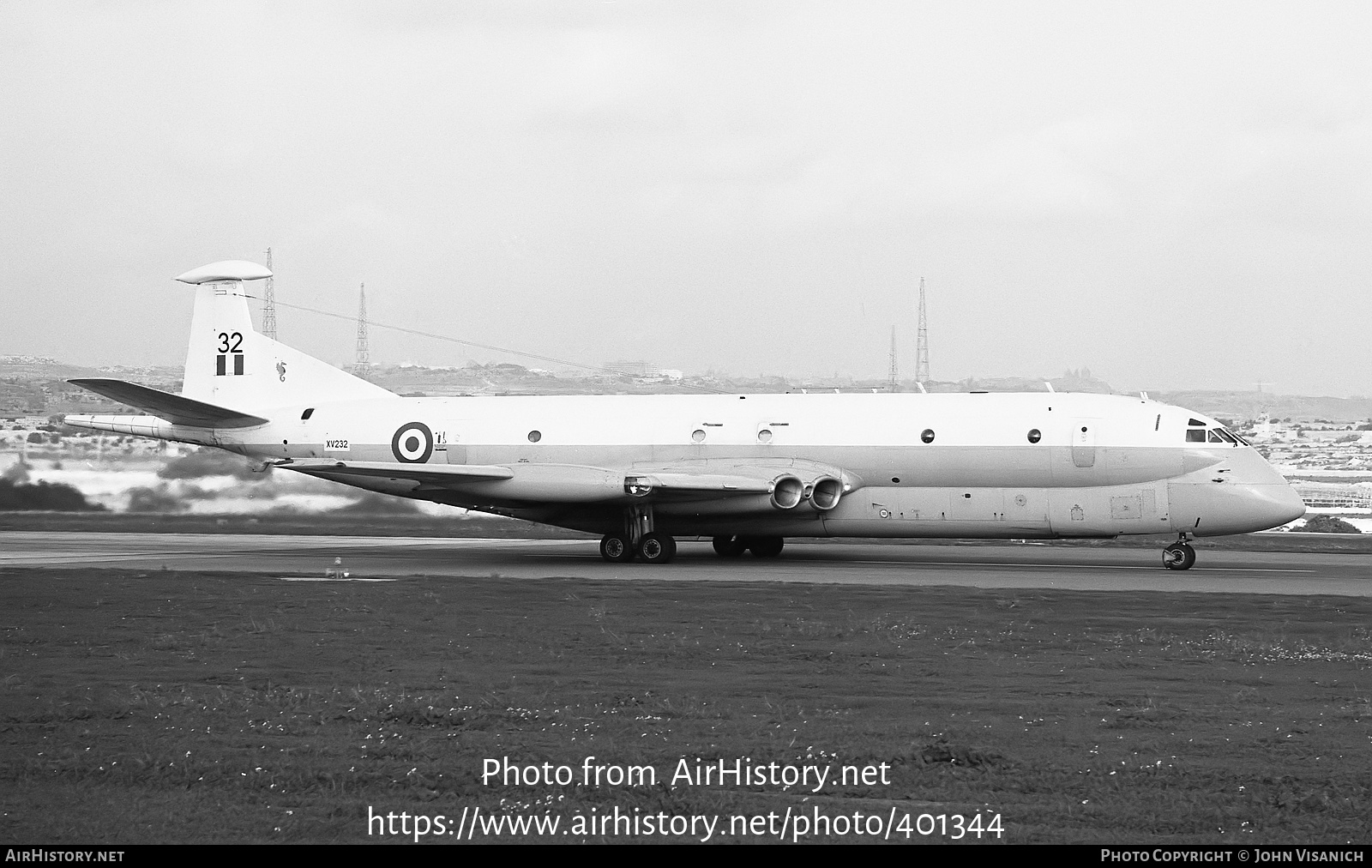 Aircraft Photo of XV232 | Hawker Siddeley HS-801 Nimrod MR.1 | UK - Air Force | AirHistory.net #401344