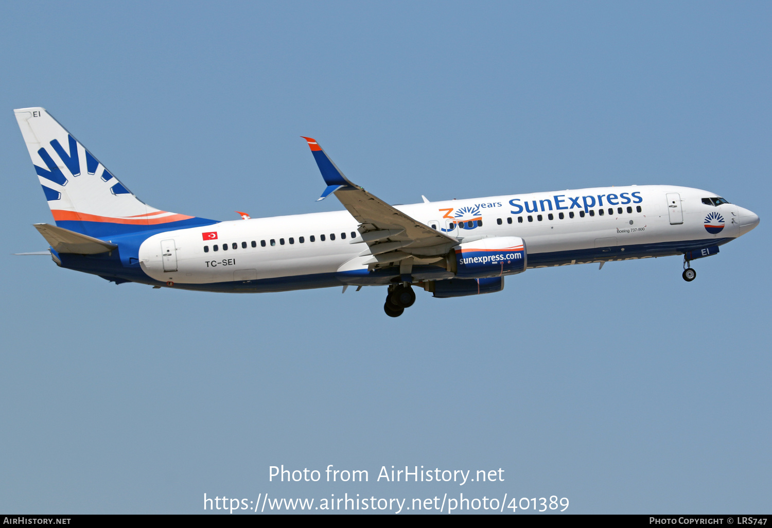 Aircraft Photo of TC-SEI | Boeing 737-8HC | SunExpress | AirHistory.net #401389