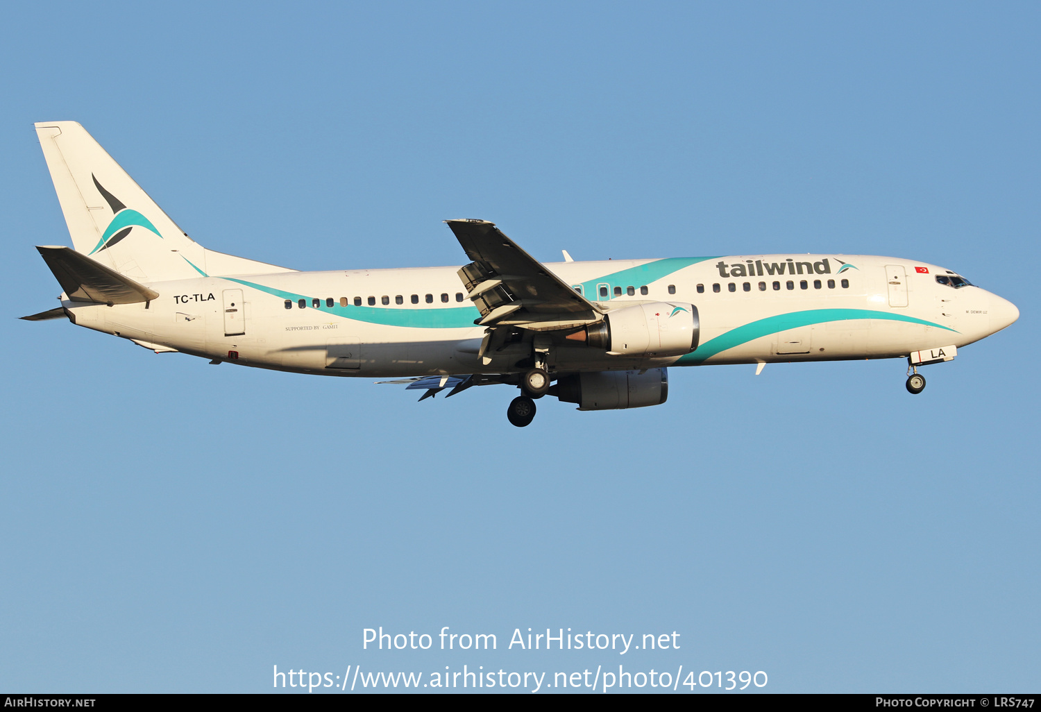 Aircraft Photo of TC-TLA | Boeing 737-4Q8 | Tailwind Airlines | AirHistory.net #401390