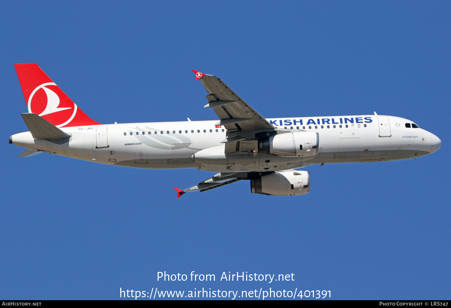 Aircraft Photo of TC-JPI | Airbus A320-232 | Turkish Airlines | AirHistory.net #401391