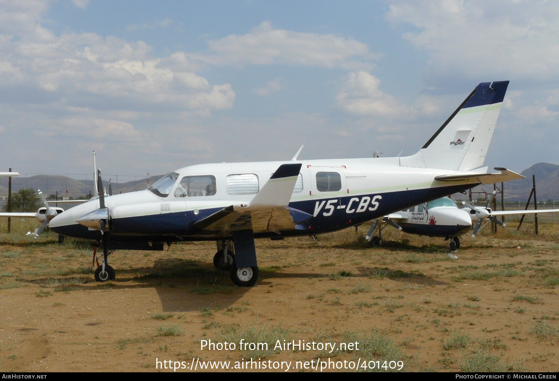 Aircraft Photo of V5-CBS | Piper PA-31-310 Navajo C/Colemill Panther Navajo | AirHistory.net #401409