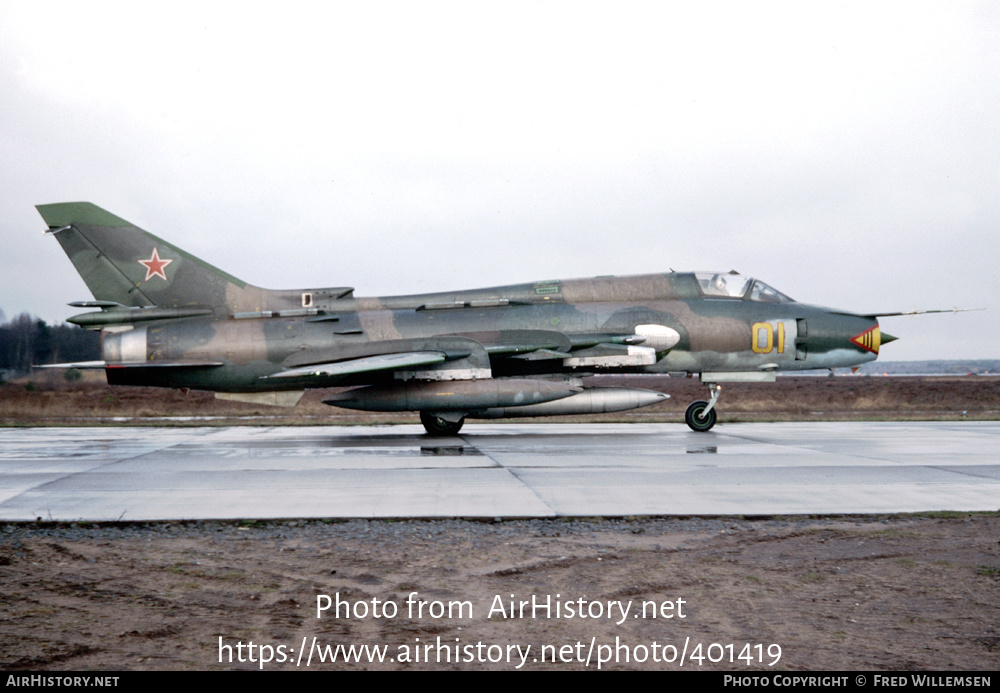 Aircraft Photo of 01 yellow | Sukhoi Su-17M4 | Russia - Air Force | AirHistory.net #401419