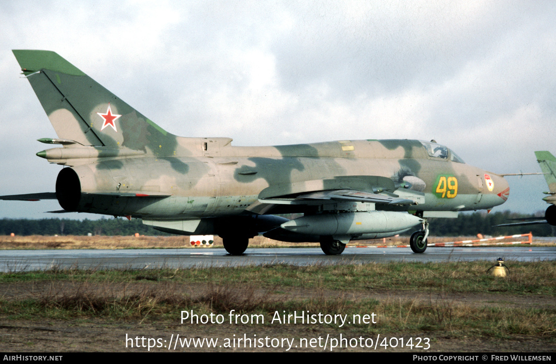 Aircraft Photo of 49 yellow | Sukhoi Su-17M4 | Soviet Union - Air Force ...