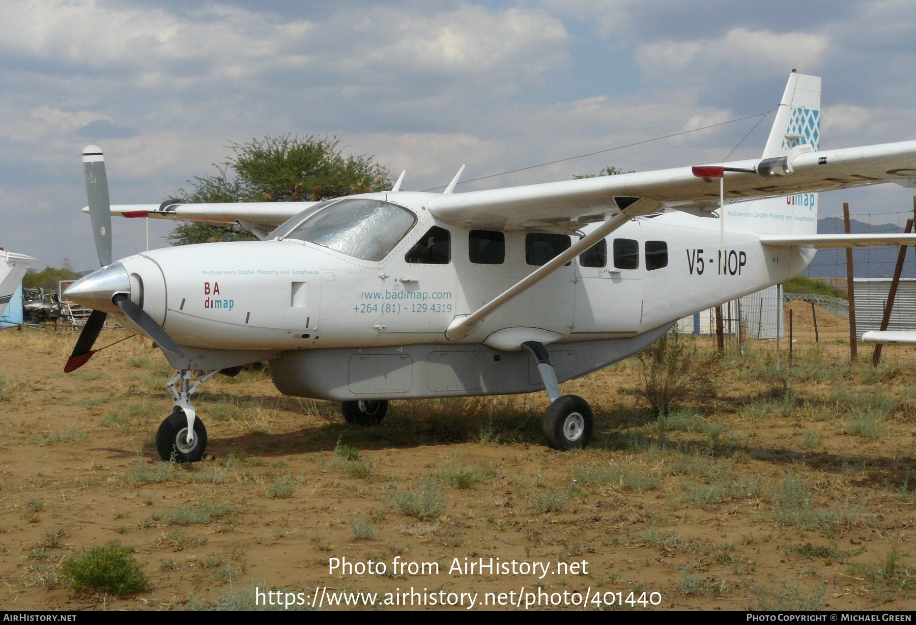 Aircraft Photo of V5-NOP | Cessna 208 Caravan I | BA Dimap | AirHistory.net #401440