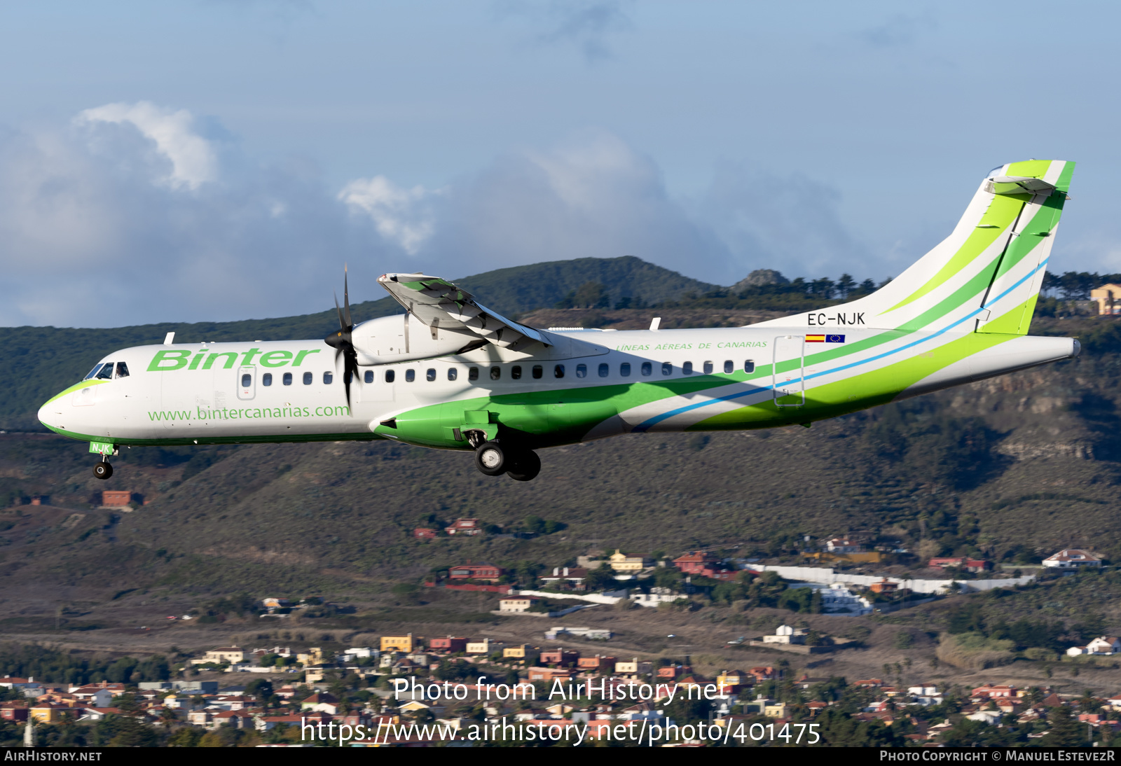 Aircraft Photo of EC-NJK | ATR ATR-72-600 (ATR-72-212A) | Binter Canarias | AirHistory.net #401475