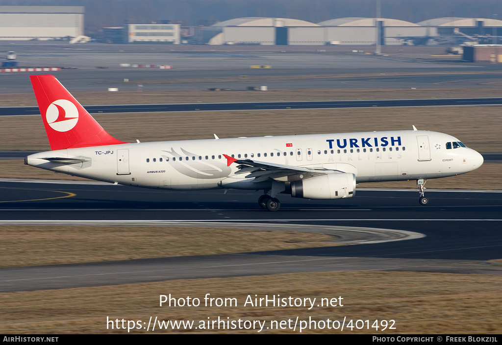 Aircraft Photo of TC-JPJ | Airbus A320-232 | Turkish Airlines | AirHistory.net #401492