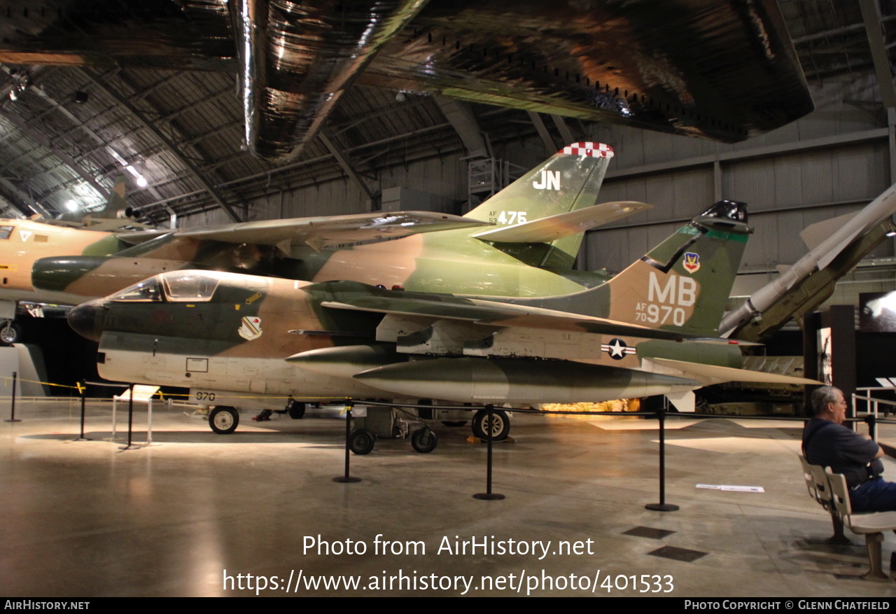 Aircraft Photo of 70-0970 / AF70-970 | LTV A-7D Corsair II | USA - Air Force | AirHistory.net #401533