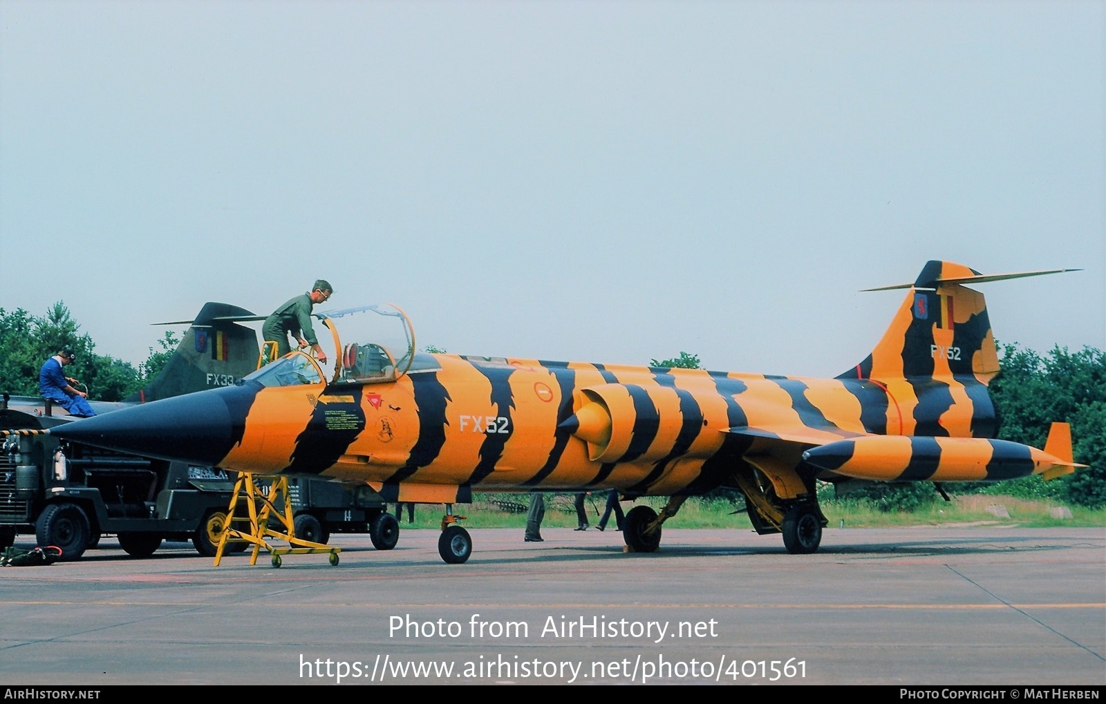 Aircraft Photo of FX52 | Lockheed F-104G Starfighter | Belgium - Air Force | AirHistory.net #401561