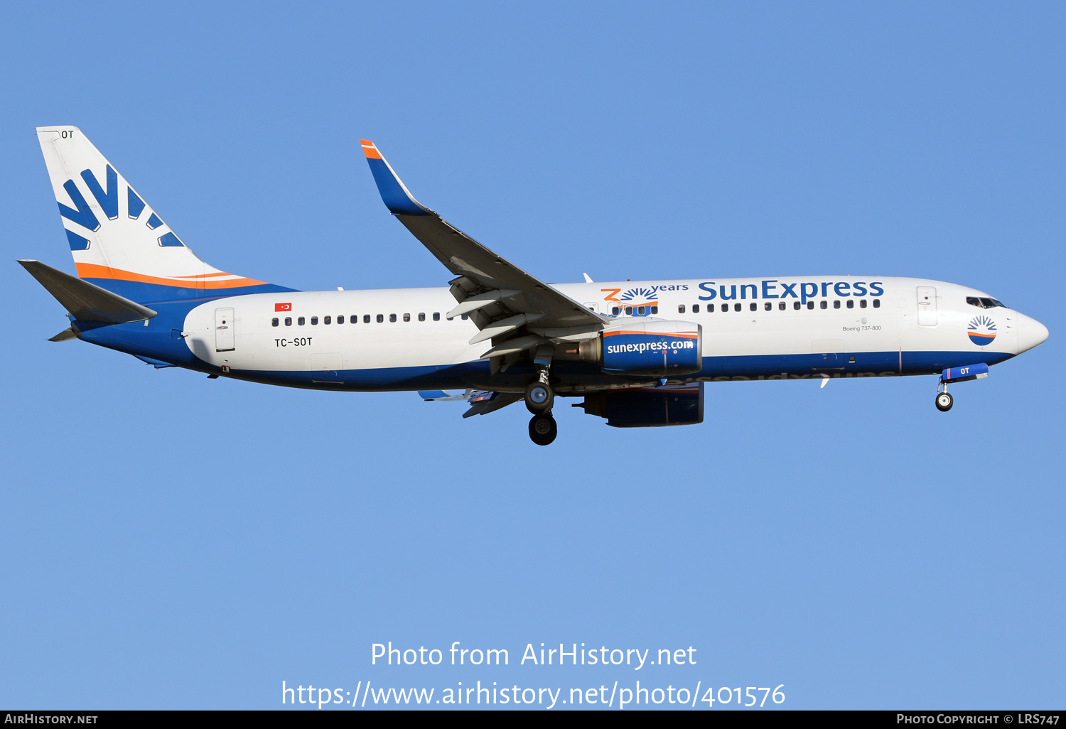 Aircraft Photo of TC-SOT | Boeing 737-8Z9 | SunExpress | AirHistory.net #401576