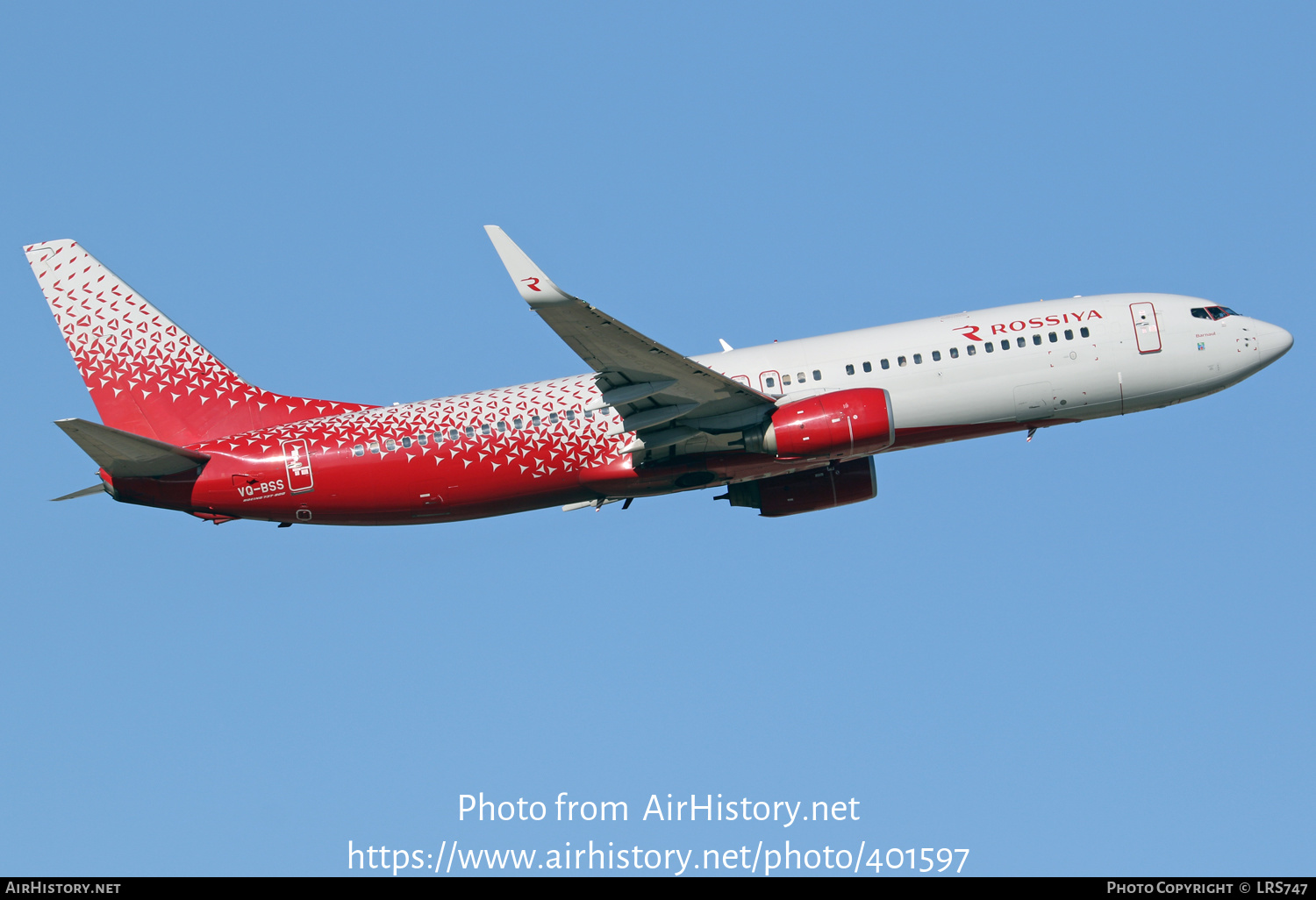 Aircraft Photo of VQ-BSS | Boeing 737-8AS | Rossiya - Russian Airlines | AirHistory.net #401597