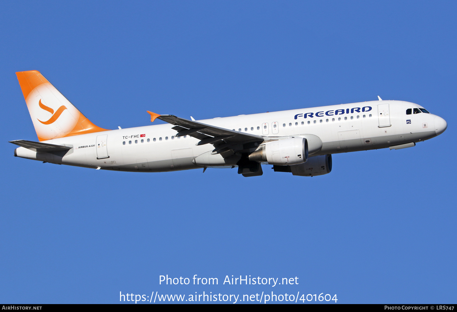 Aircraft Photo of TC-FHC | Airbus A320-214 | Freebird Airlines | AirHistory.net #401604