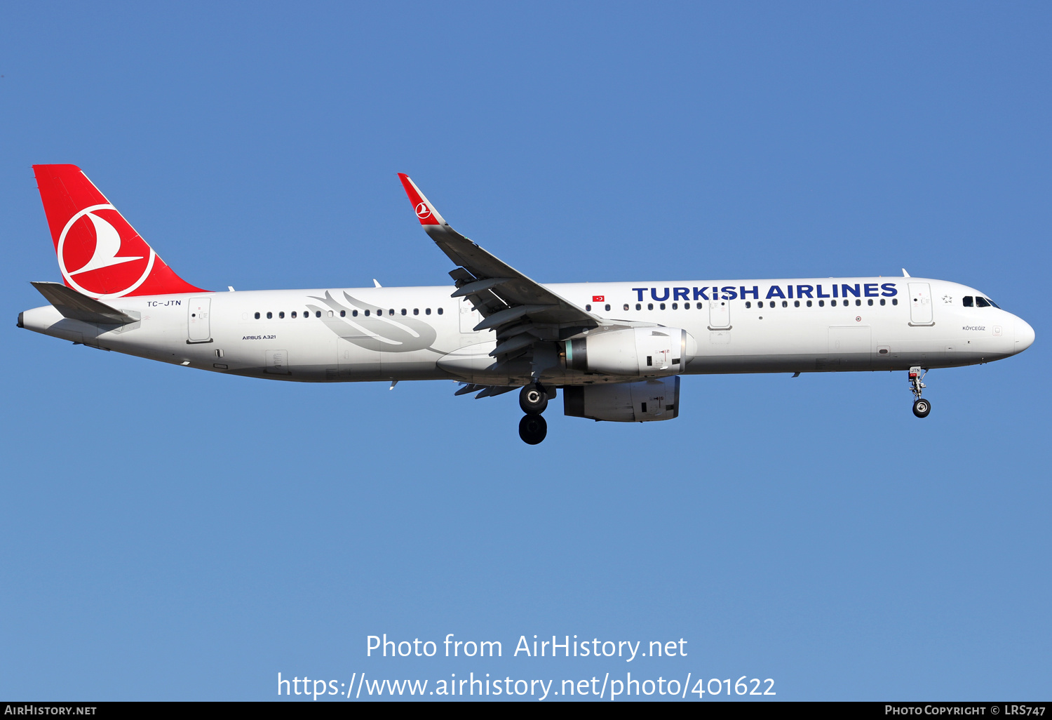 Aircraft Photo of TC-JTN | Airbus A321-231 | Turkish Airlines | AirHistory.net #401622