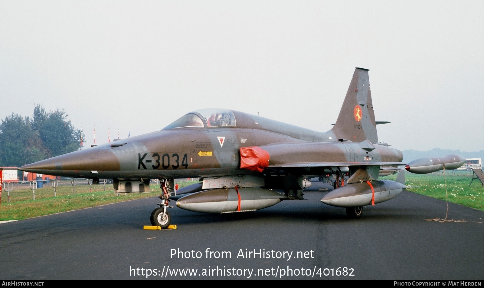 Aircraft Photo of K-3034 | Canadair NF-5A | Netherlands - Air Force | AirHistory.net #401682