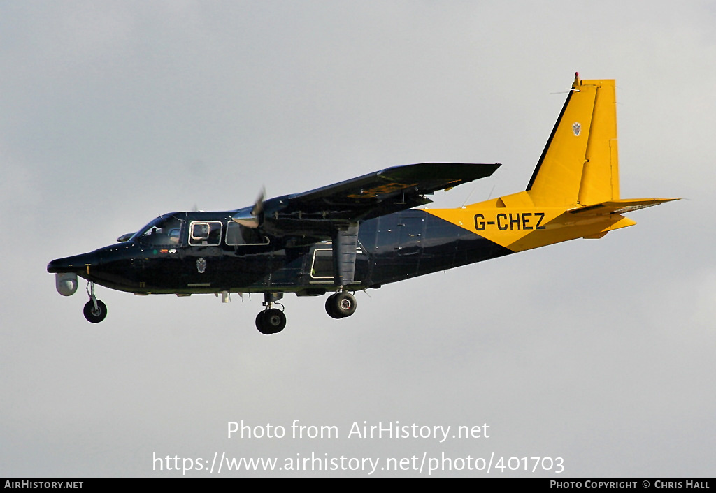 Aircraft Photo of G-CHEZ | Pilatus Britten-Norman BN-2B-20 Islander | Cheshire Police | AirHistory.net #401703