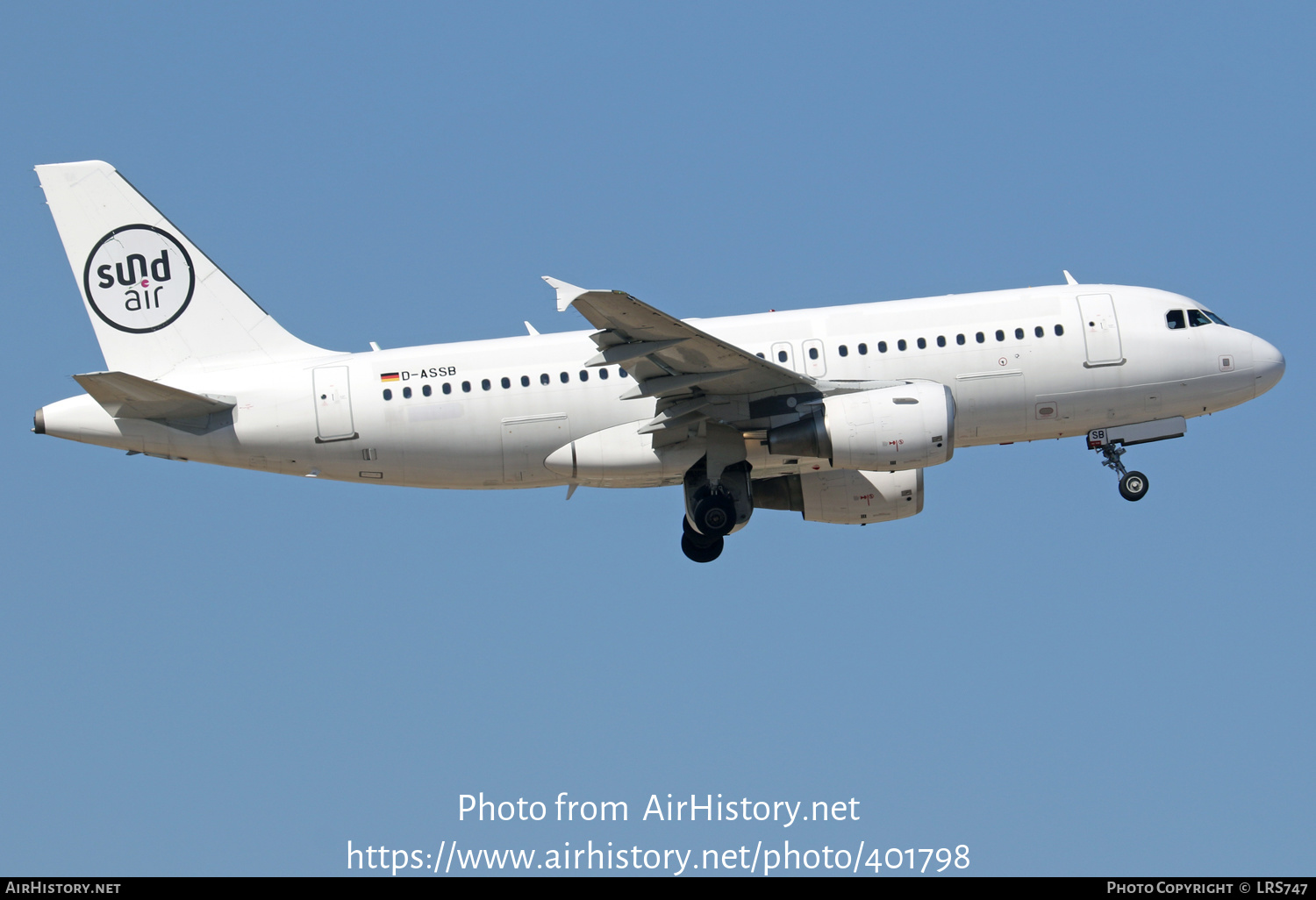 Aircraft Photo of D-ASSB | Airbus A319-112 | Sundair | AirHistory.net #401798