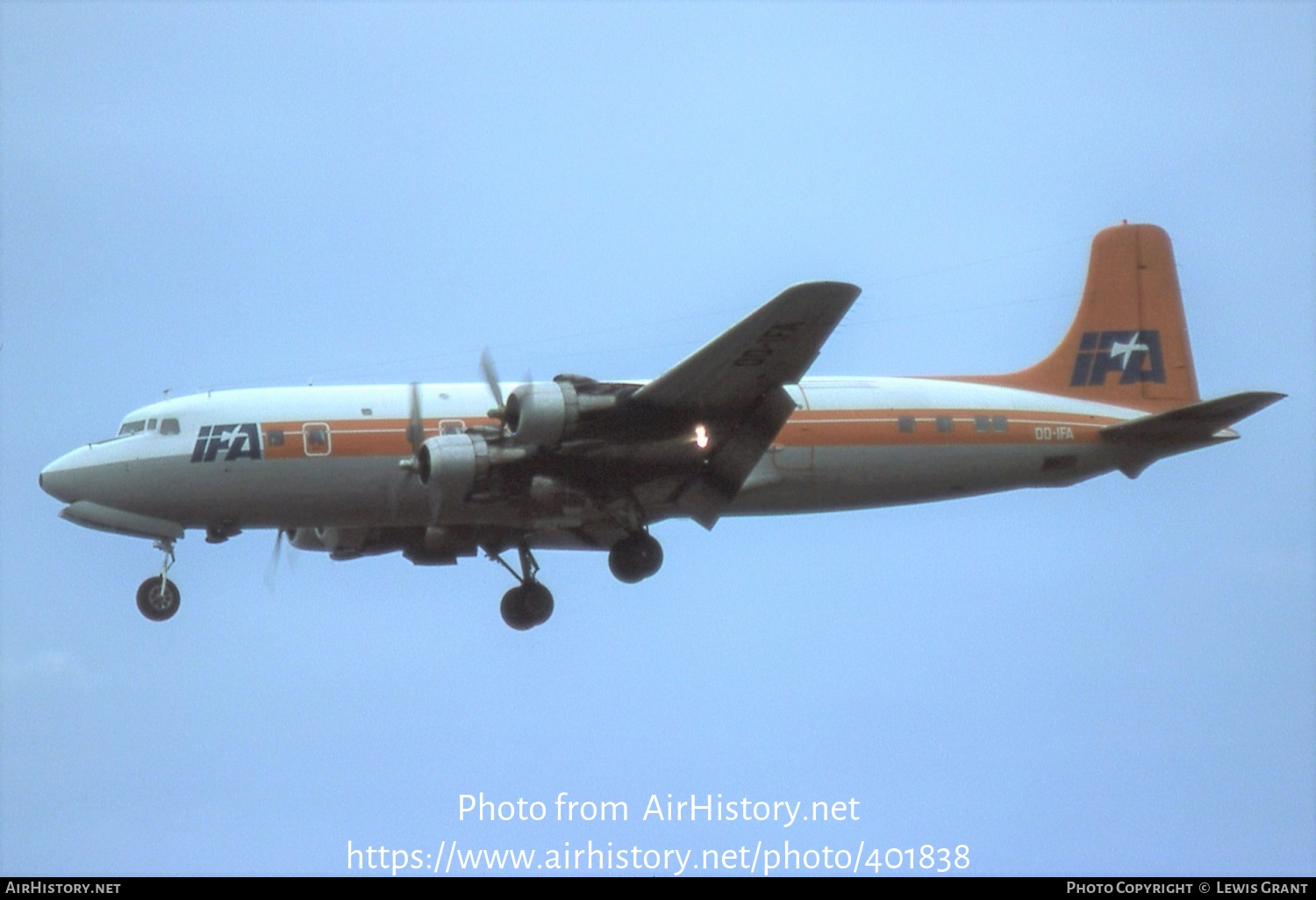 Aircraft Photo of OO-IFA | Douglas DC-6B | International Freight Airways - IFA | AirHistory.net #401838