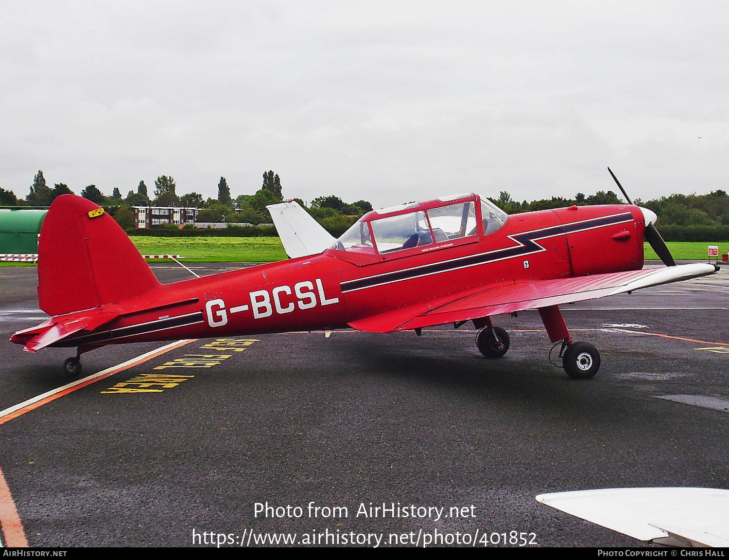 Aircraft Photo of G-BCSL | De Havilland DHC-1 Chipmunk Mk22 | AirHistory.net #401852