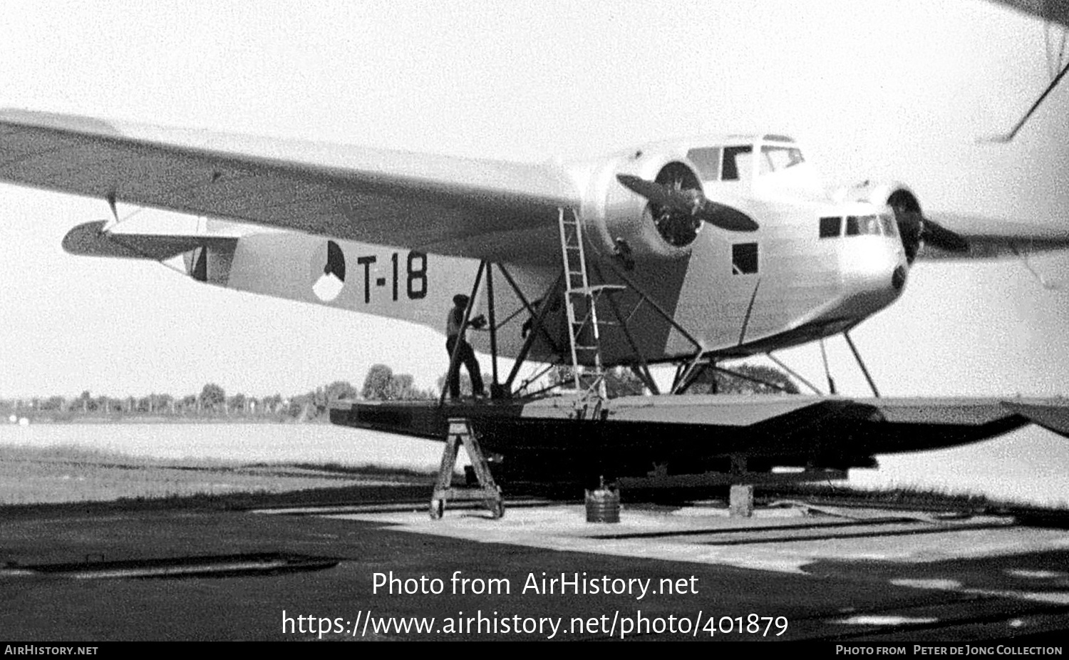 Aircraft Photo of T-18 | Fokker T.IVa | Netherlands - Navy | AirHistory.net #401879