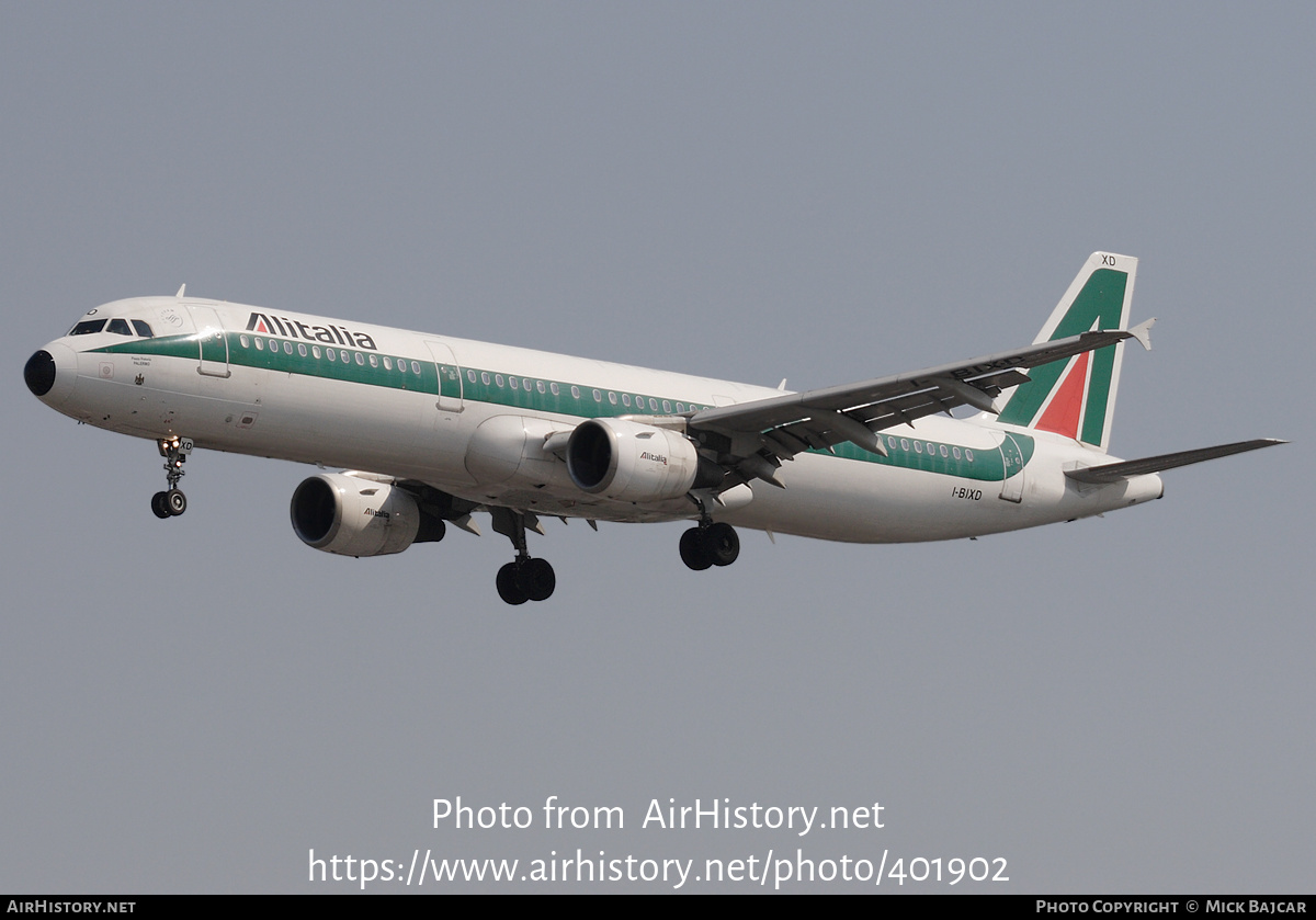 Aircraft Photo of I-BIXD | Airbus A321-112 | Alitalia | AirHistory.net #401902