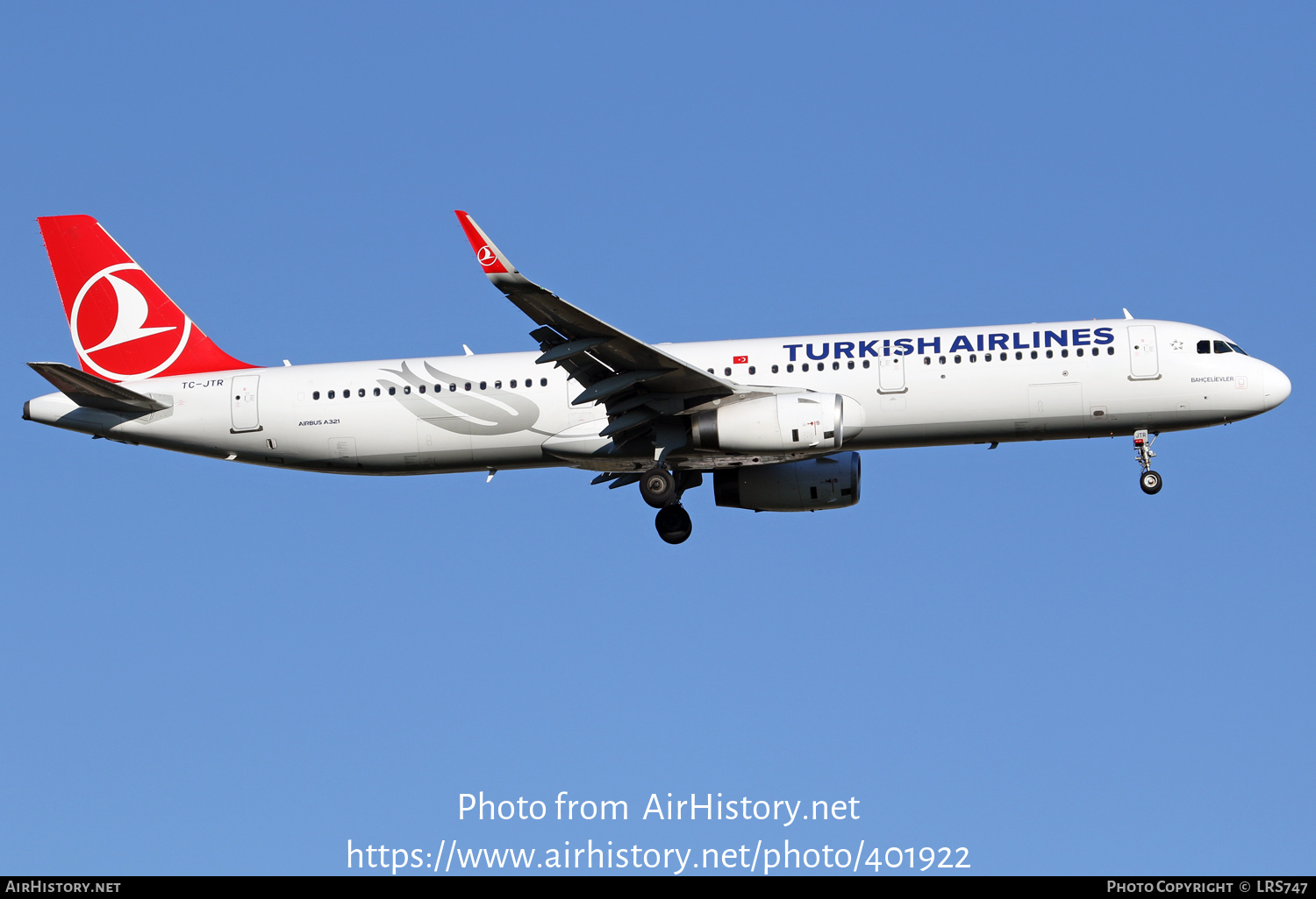 Aircraft Photo of TC-JTR | Airbus A321-231 | Turkish Airlines | AirHistory.net #401922