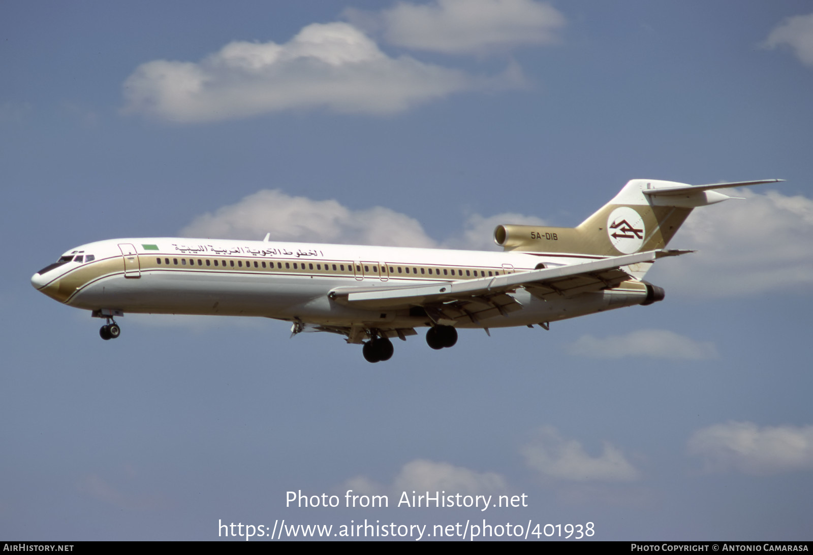 Aircraft Photo of 5A-DIB | Boeing 727-2L5/Adv | Libyan Arab Airlines | AirHistory.net #401938