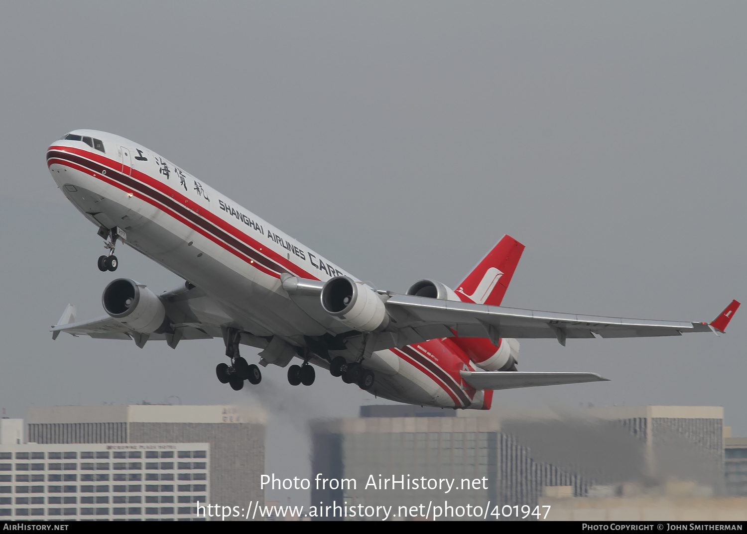 Aircraft Photo of B-2177 | McDonnell Douglas MD-11/F | Shanghai Airlines Cargo | AirHistory.net #401947