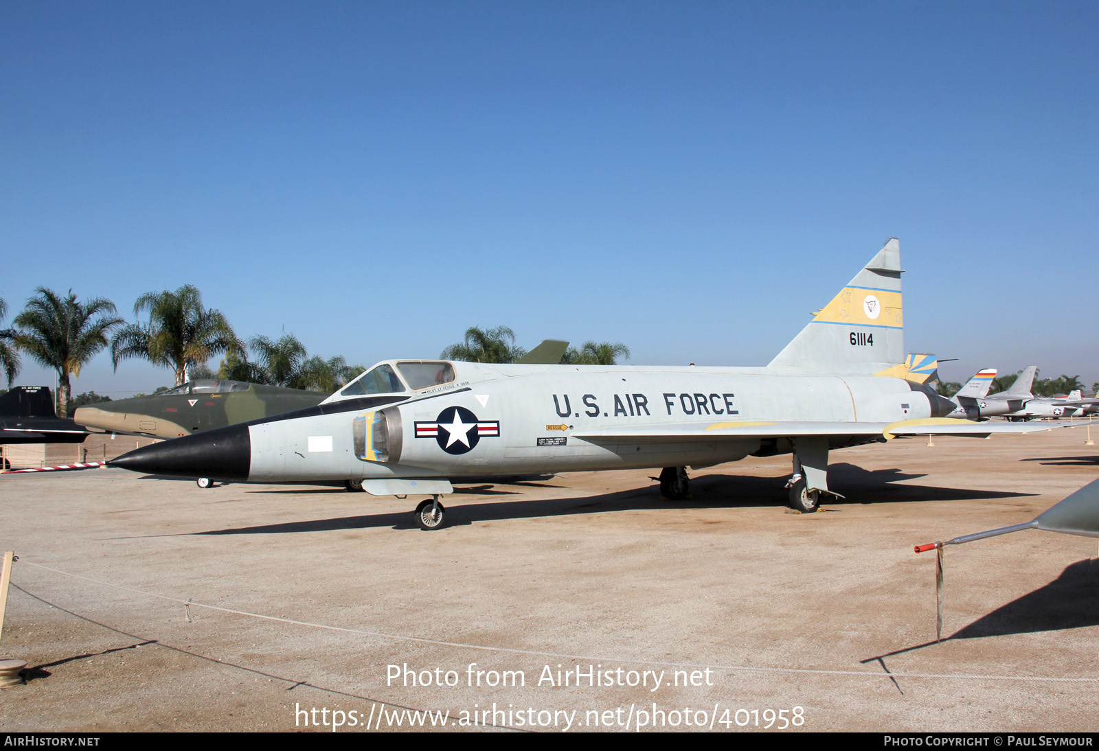 Aircraft Photo of 56-1114 / 61114 | Convair F-102A Delta Dagger | USA - Air Force | AirHistory.net #401958