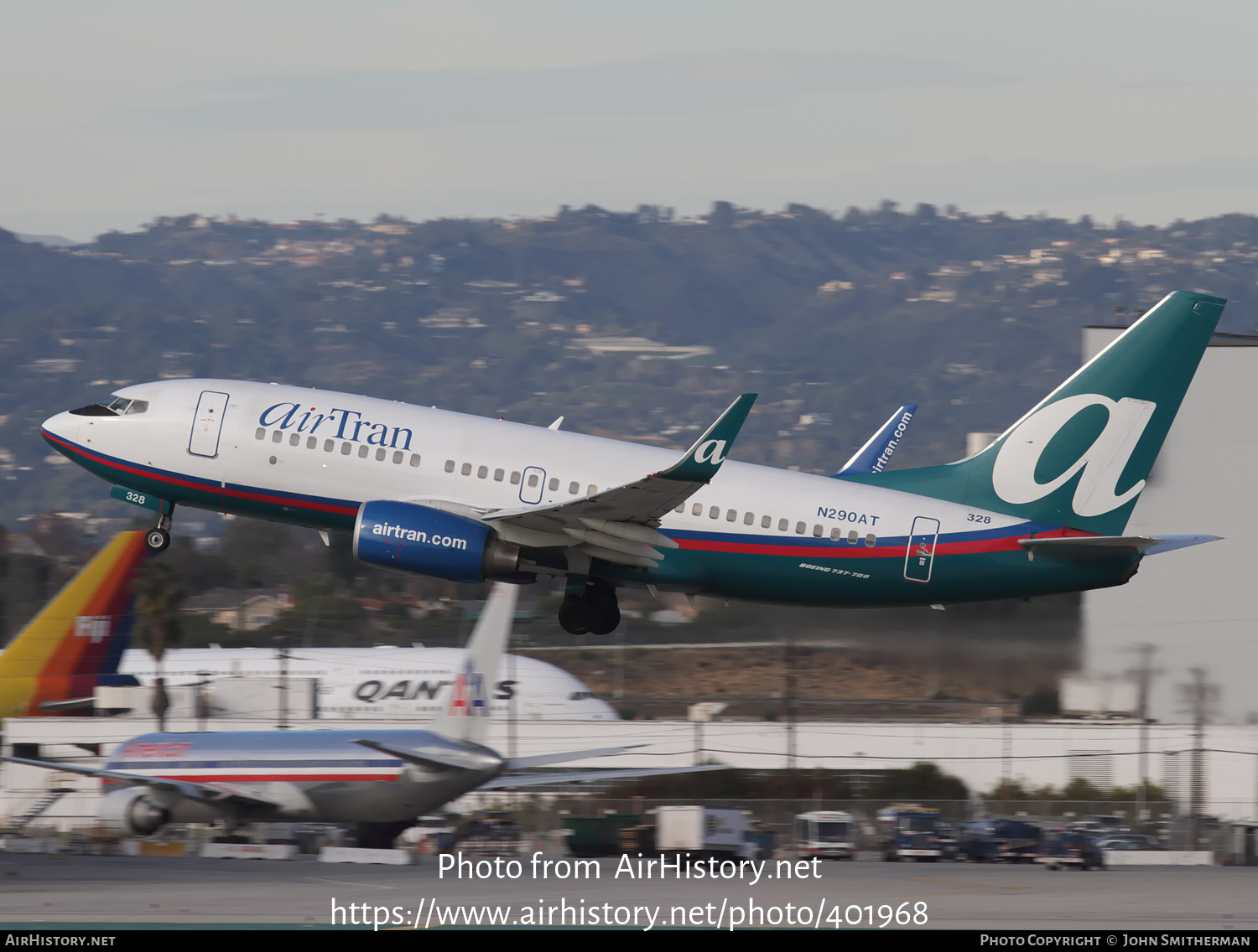 Aircraft Photo of N290AT | Boeing 737-7BD | AirTran | AirHistory.net #401968