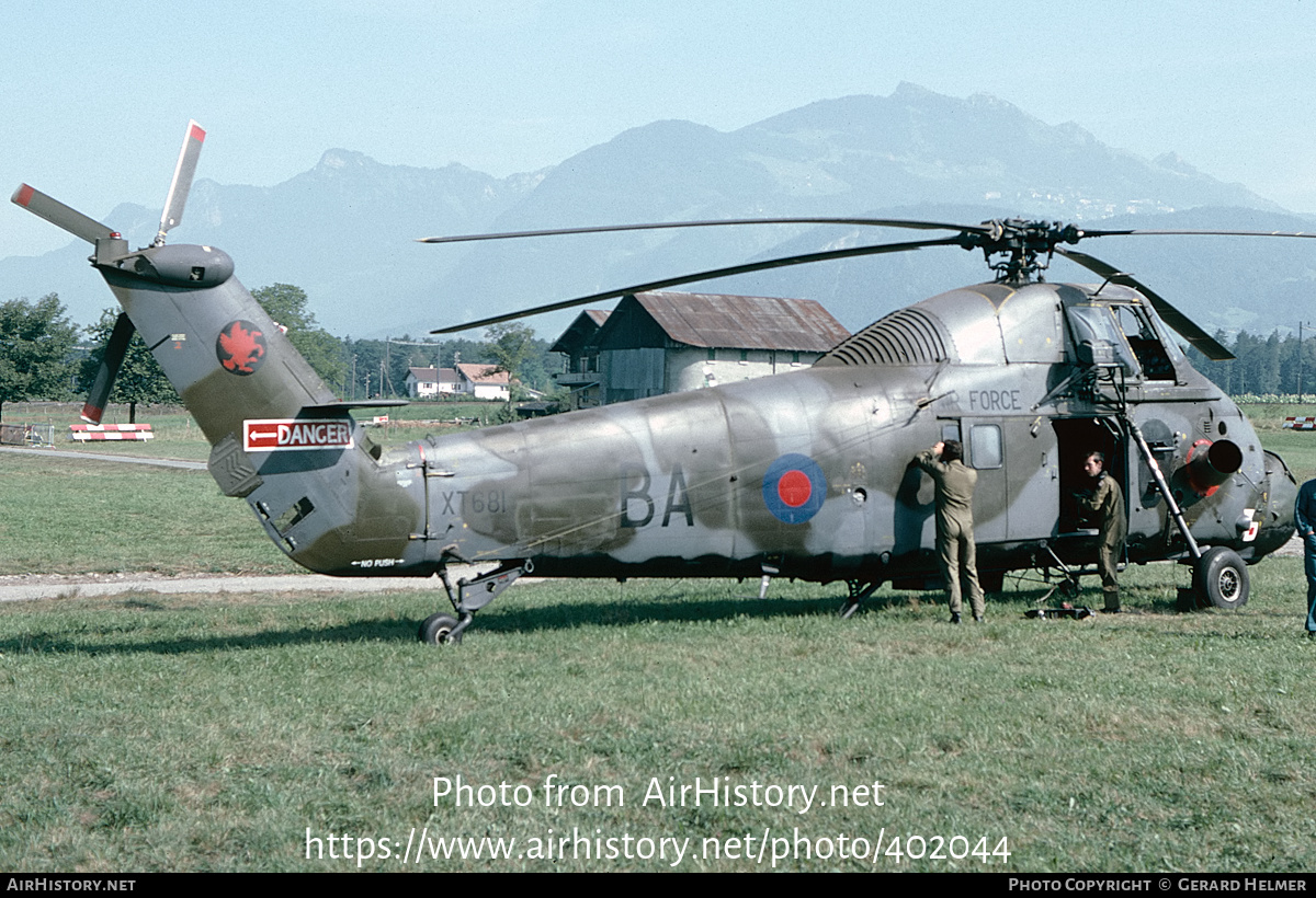 Aircraft Photo of XT681 | Westland WS-58 Wessex HC.2 | UK - Air Force | AirHistory.net #402044