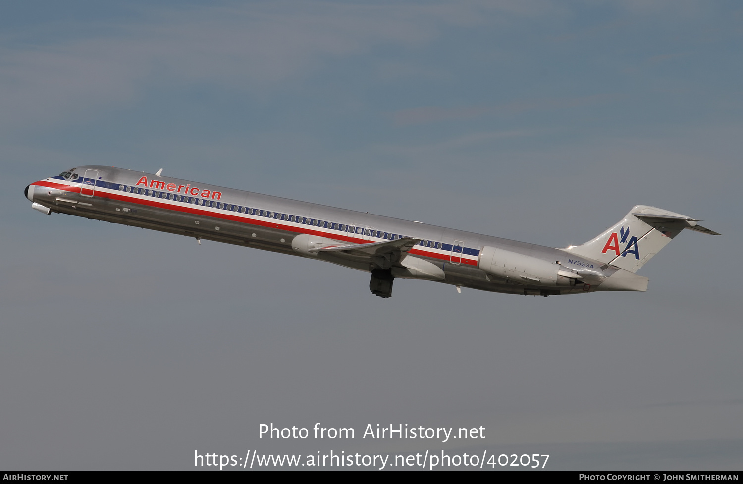 Aircraft Photo of N7533A | McDonnell Douglas MD-82 (DC-9-82) | American Airlines | AirHistory.net #402057