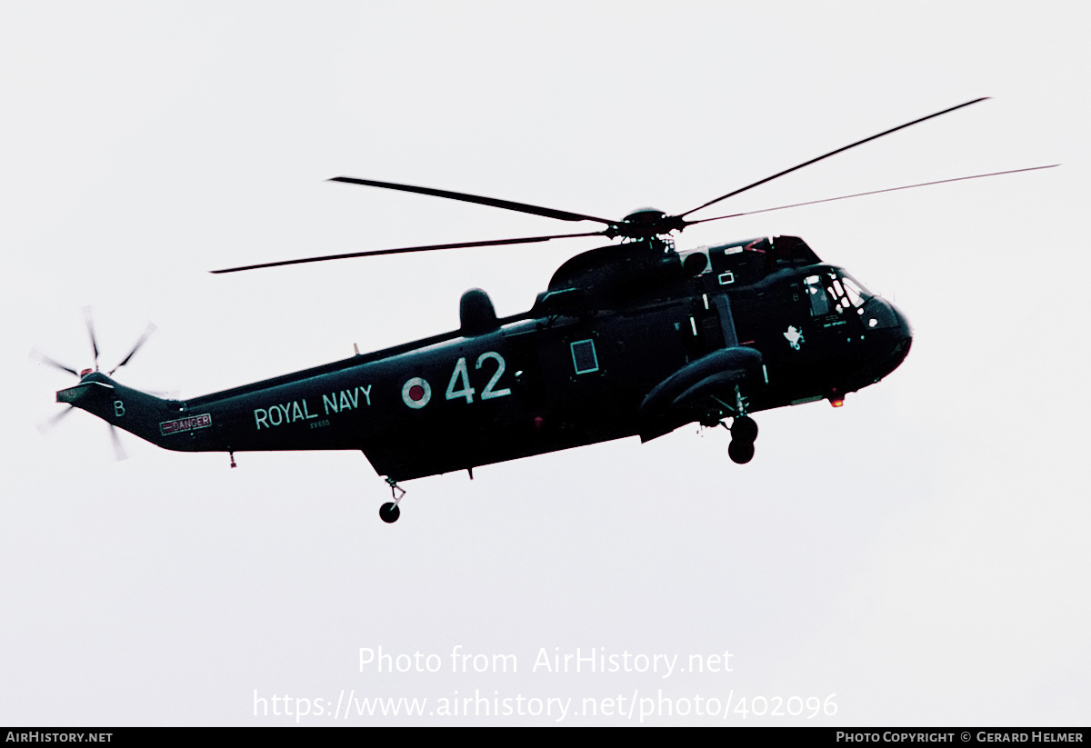 Aircraft Photo of XV655 | Westland WS-61 Sea King HAS5 | UK - Navy | AirHistory.net #402096