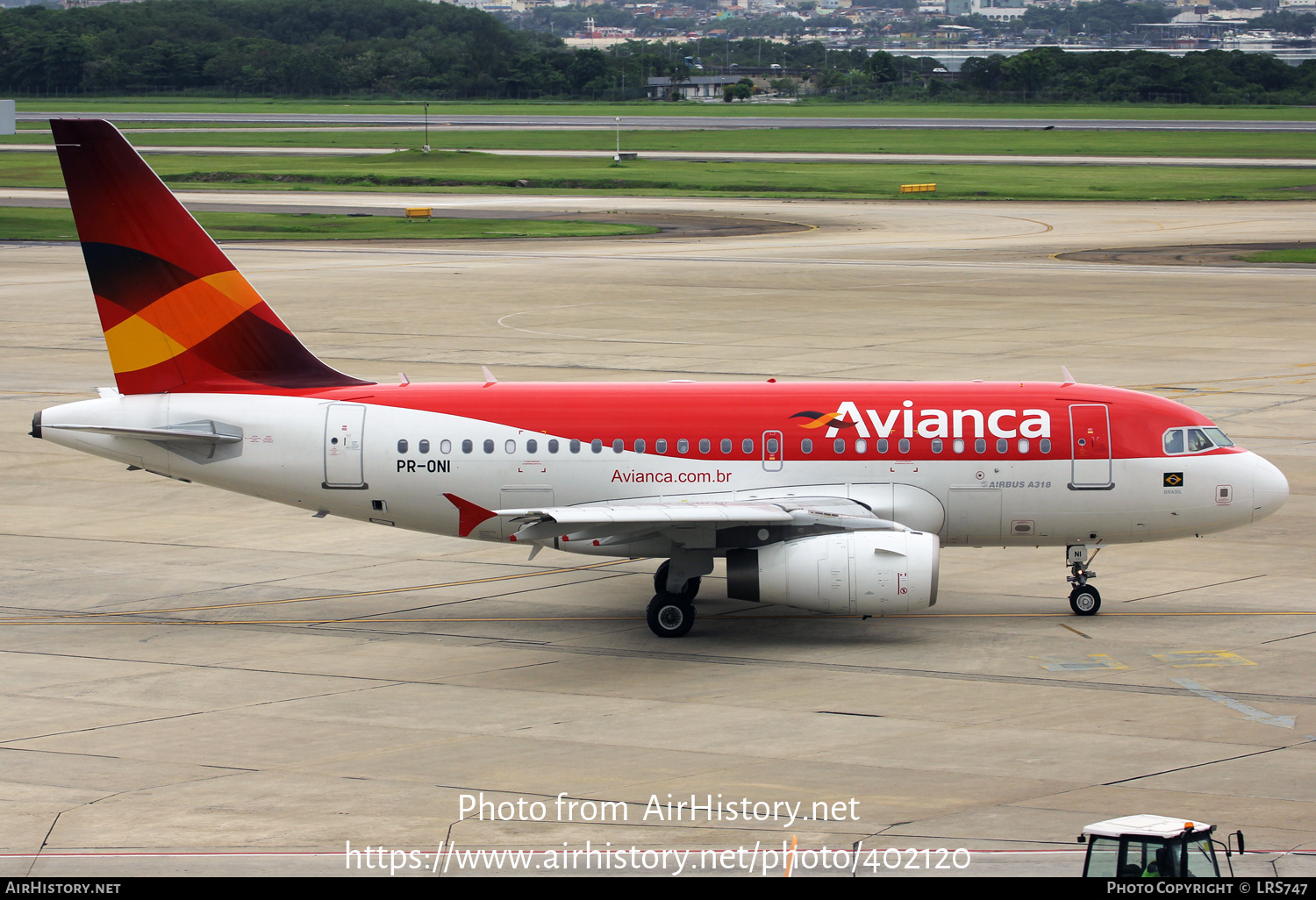 Aircraft Photo of PR-ONI | Airbus A318-121 | Avianca | AirHistory.net #402120