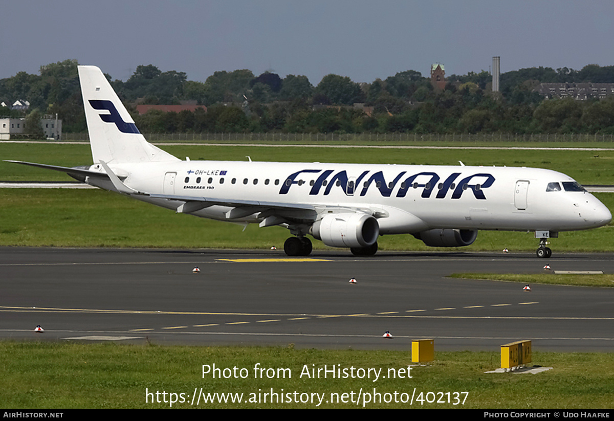 Aircraft Photo of OH-LKE | Embraer 190LR (ERJ-190-100LR) | Finnair | AirHistory.net #402137