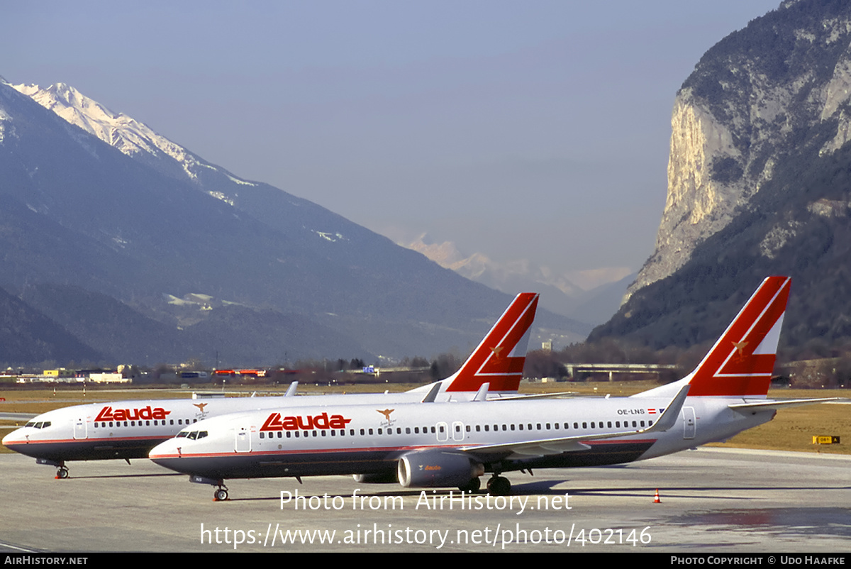 Aircraft Photo of OE-LNS | Boeing 737-8Z9 | Lauda Air | AirHistory.net #402146