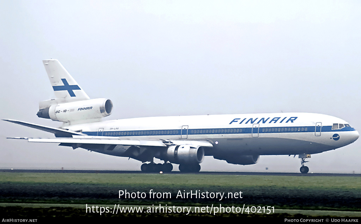 Aircraft Photo of OH-LHA | McDonnell Douglas DC-10-30 | Finnair | AirHistory.net #402151