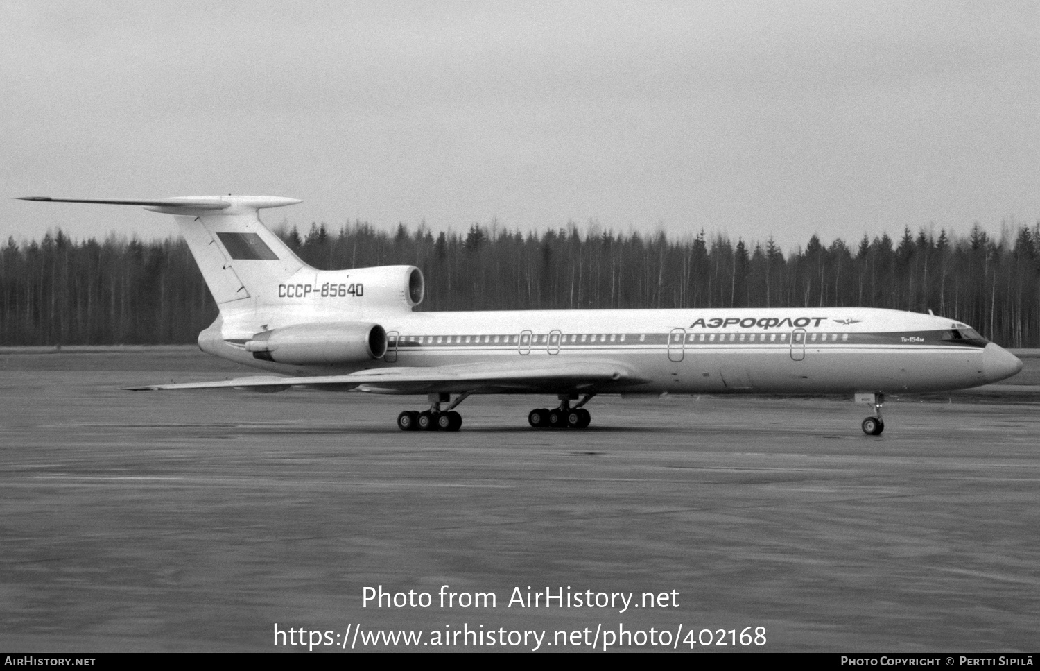 Aircraft Photo of CCCP-85640 | Tupolev Tu-154M | Aeroflot | AirHistory.net #402168