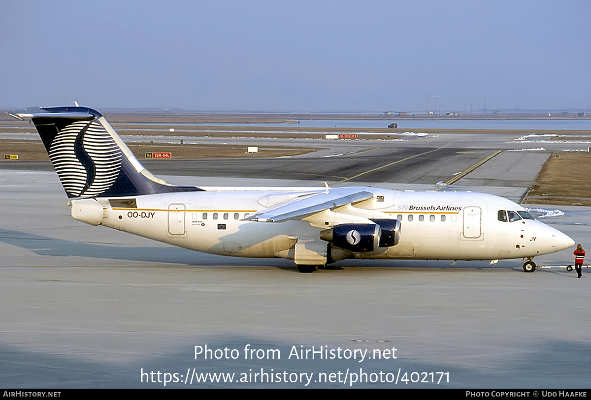 Aircraft Photo of OO-DJY | British Aerospace Avro 146-RJ85 | SN Brussels Airlines | AirHistory.net #402171