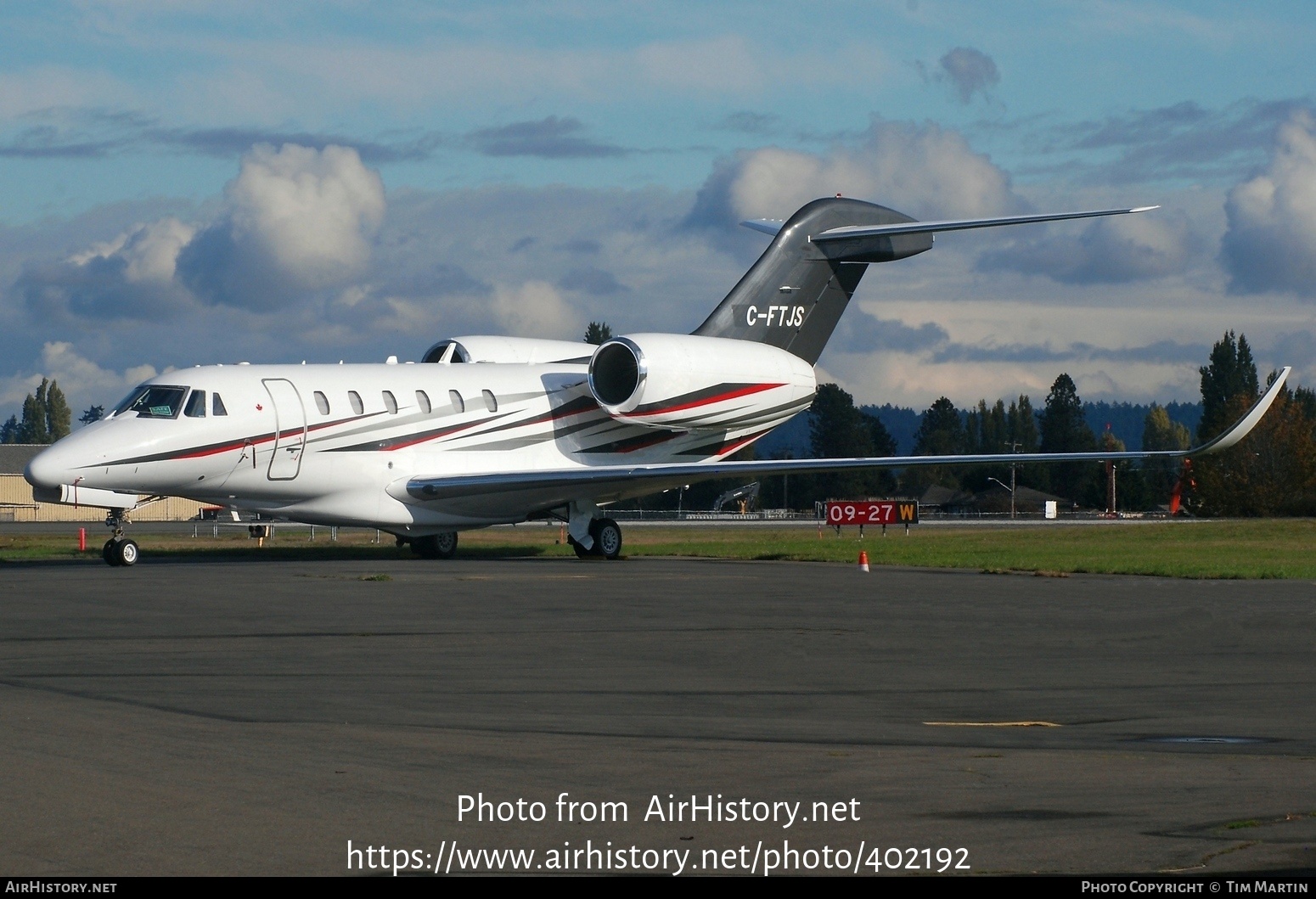 Aircraft Photo of C-FTJS | Cessna 750 Citation X | AirHistory.net #402192