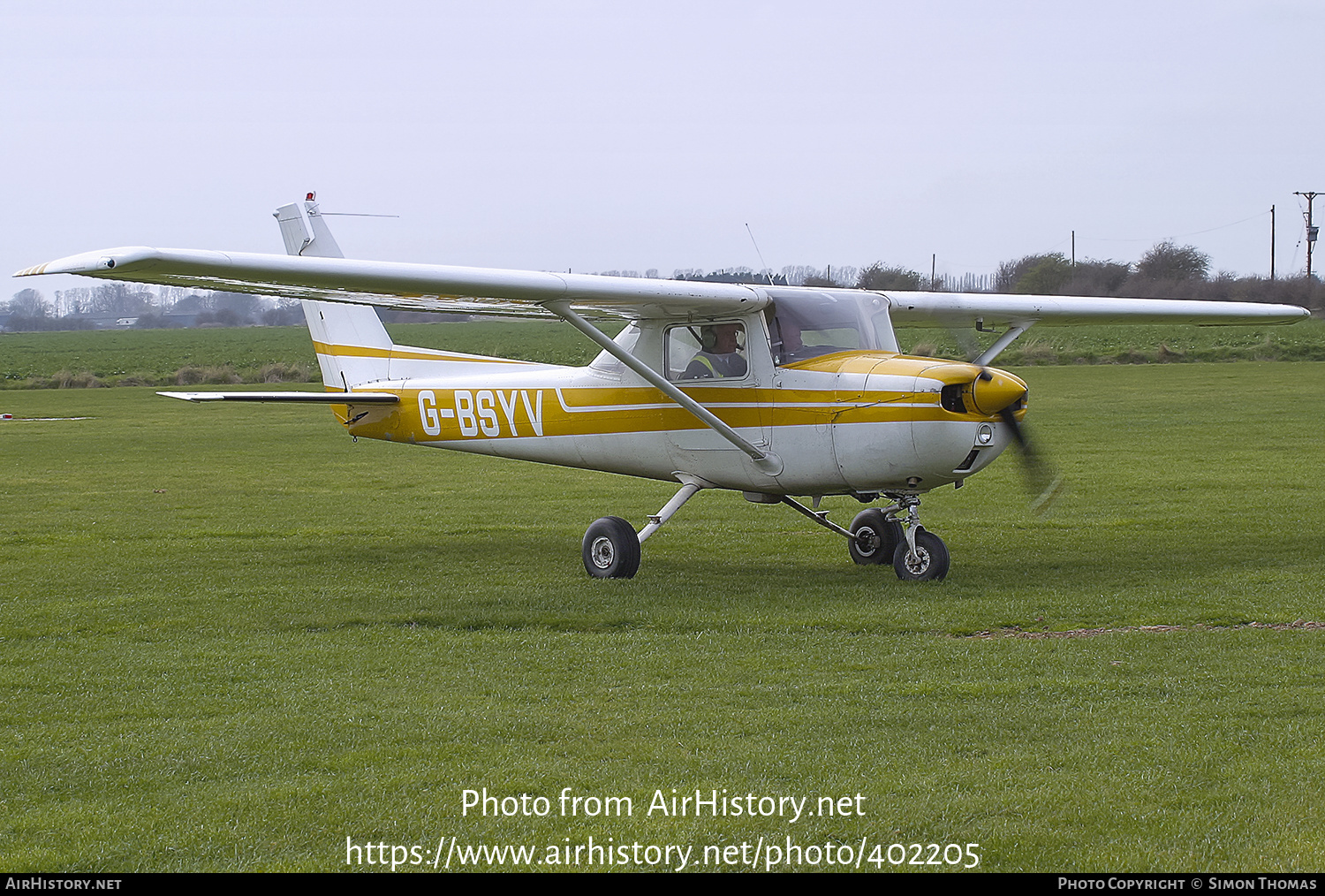 Aircraft Photo of G-BSYV | Cessna 150M | AirHistory.net #402205