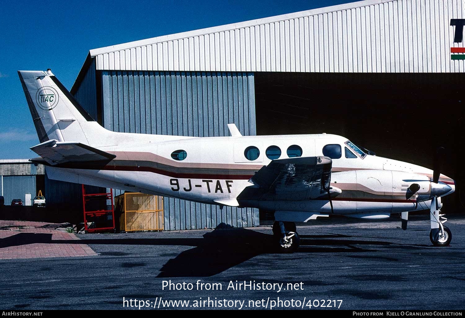 Aircraft Photo of 9J-TAF | Beech B90 King Air | TIAC - Travel International Air Charter | AirHistory.net #402217