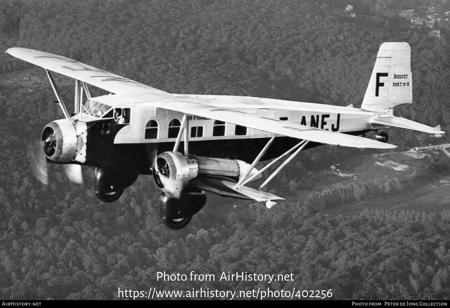 Aircraft Photo of F ANEJ Breguet 393T Air France AirHistory