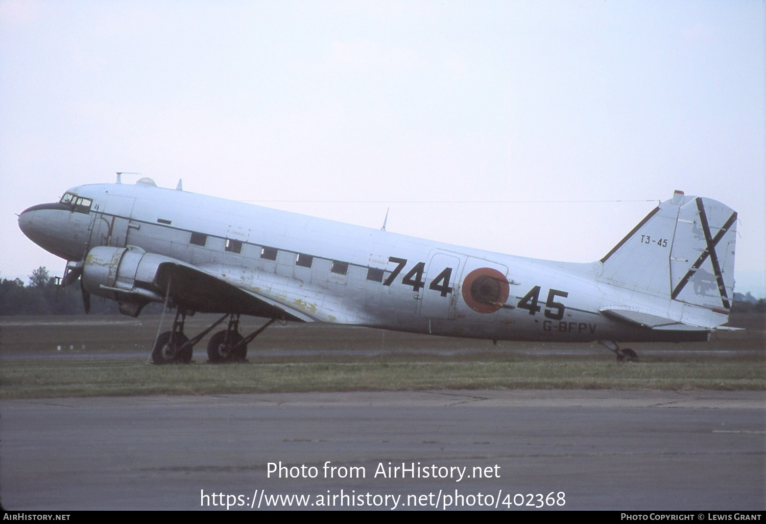 Aircraft Photo of G-BFPV / T3-45 | Douglas C-47B Dakota Mk.4 | Spain - Air Force | AirHistory.net #402368